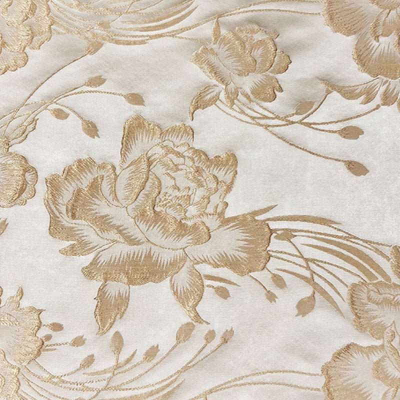 Florales Jacquard-Wickeloberteil Midi-Kleid mit Taschen