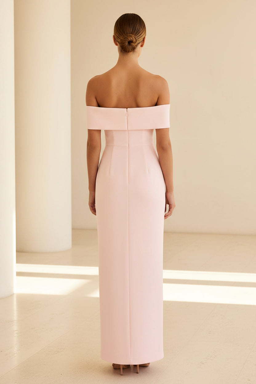 Trägerloses Säulen-Maxikleid