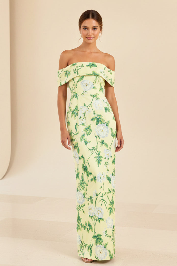 Trägerloses Säulen-Maxikleid