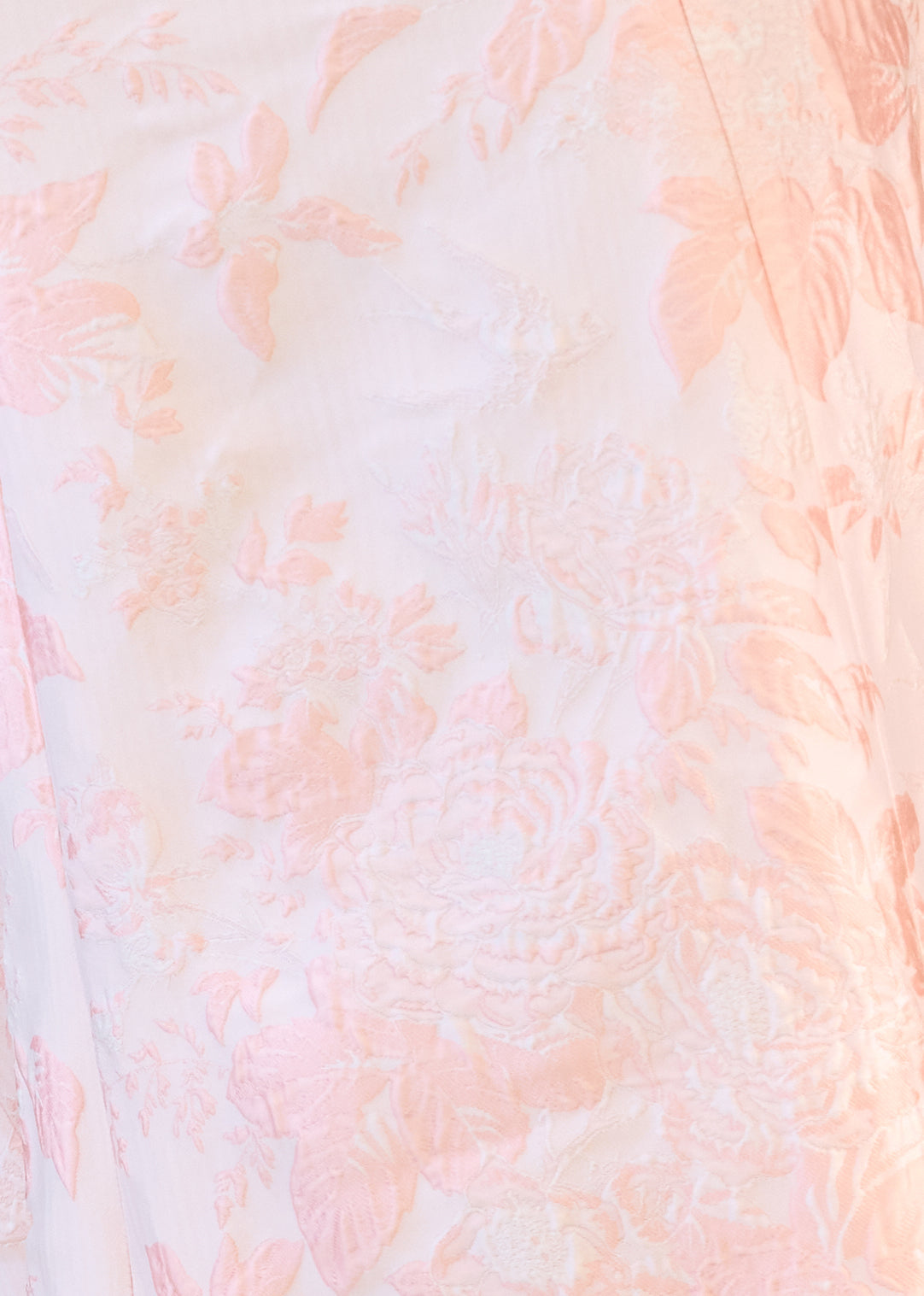 Satin-Abendkleid mit V-Ausschnitt